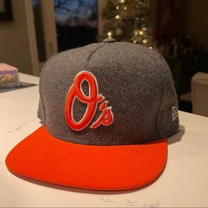 Baltimore Orioles New Era 9Fifty leather back